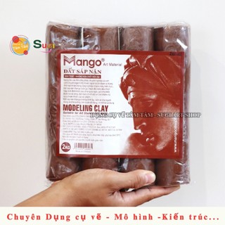 [ TÂM TÂM ] Đất sáp nặn điêu khắc Mango , Đất sét điêu khắc Mango, đất sáp nặn ( Bịch 2kg )
