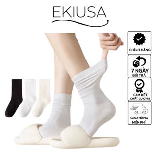 Tất Cao Cổ Nữ - Tất Cổ Cao Phong Cách Vintage Hàn Quốc Ekiusa Mã T08