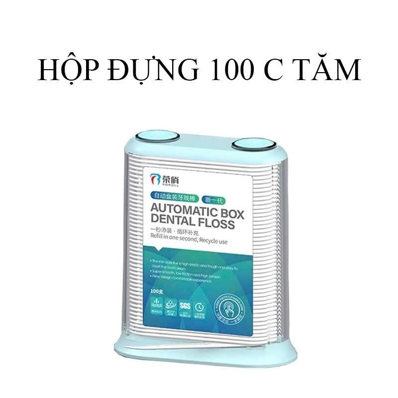 Hộp chỉ nha khoa roroll, Chỉ nha khoa, tăm chỉ, tăm chỉ nha khoa, hộp chỉ nha, hộp đựng tăm chỉ tự đ