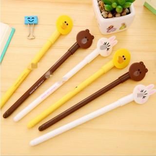 Bút mực nước đen nhiều mẫu hình GẤU - THỎ - VỊT