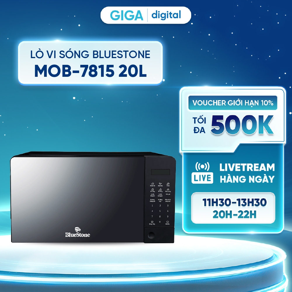 Lò Vi Sóng BlueStone MOB-7815 20 Lít - Công suất 1100W