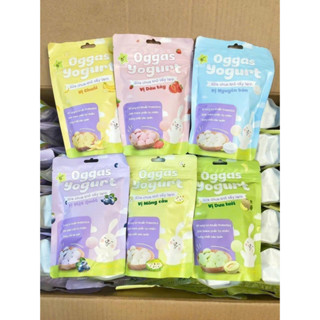 Sữa chua khô ăn dặm Oggas cho bé từ 6 tháng tuổi nhiều vị hoa quả