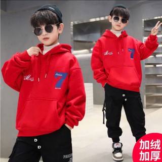 Áo nỉ hoodie có mũ bé trai 18-45kg, áo khoác bé trai 4-15 tuổi số 7 chất dày dặn, giữ ấm tốt.