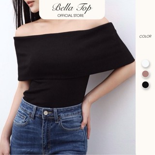 Áo trễ vai - Áo tiểu thư hở vai quyến rũ chất liệu thun gân co giãn AT29, CTWOMEN