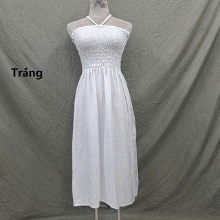 đầm lanh thái, đầm cúp ngực, đầm ống