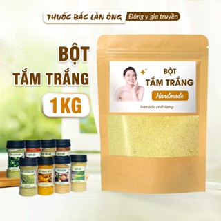 Bột tắm trắng thuốc bắc 1kg, bột thuốc bắc 24 vị ủ trắng da, tẩy tế bào chết - Lãn Ông