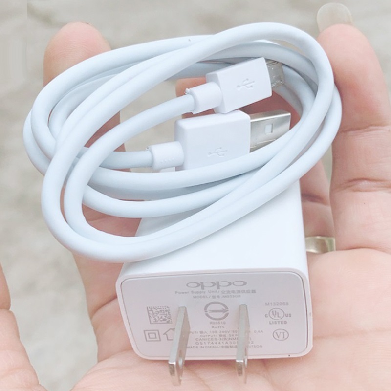 Bộ Sạc Oppo 2A Model AK933GP Chân Micro Usb Chuẩn Hãng