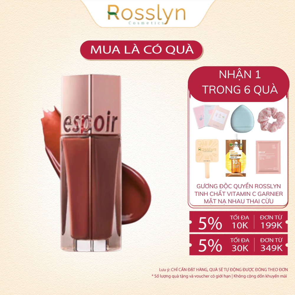 Son Tint Bóng Lì Espoir Couture Lip Tint Shine 8.5gr Chính hãng Rosslyn Beauty Store