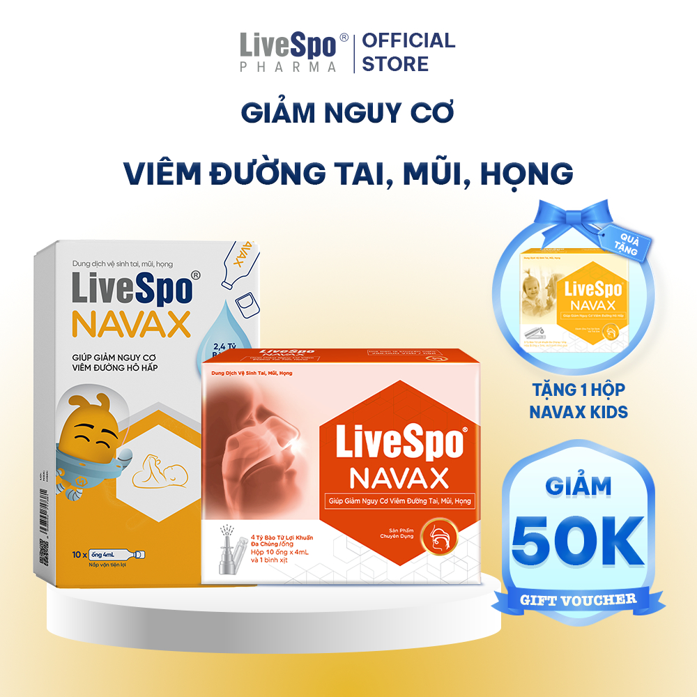 1 Navax chuyên dụng (10 ống) + 1 Navax sơ sinh (10 ống), Tặng 1 Navax sơ sinh (5 ống)
