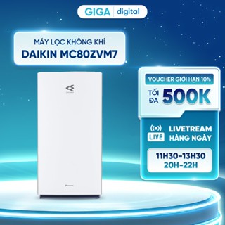 Máy lọc không khí Daikin MC80ZVM7 - Diện tích sử dụng lớn <62m2 - Có Wifi