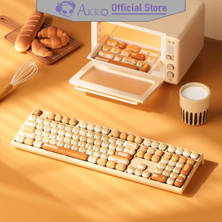 Bàn phím cơ AKKO MonsGeek MG108B Bun Wonderland [ Hotswap / RGB / Multi-Mode / V3 Piano Pro / 108 Key ] - Chính Hãng
