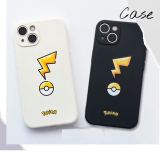 ốp lưng iphone pikapi poke.mon 2 màu đen trắng ốp iphone 17 16 8 plus xsmax 11 pro 11 prm 12 13 14 15 e0107 - Home Case