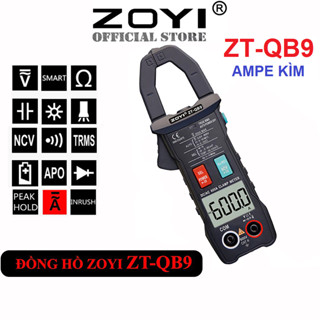 Đồng Hồ Ampe Kìm Zoyi ZT-QB9 Đo Dòng Điện AC/DC Vạn Năng - Hàng Chính Hãng ZOTEK - ZT QB9 - Bảo Hành 12 Tháng