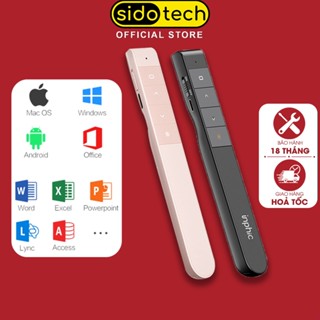 Bút trình chiếu powerpoint SIDOTECH PL1H laser thuyết trình chuyển slide lazer pin sạc nhỏ gọn