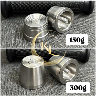 GÙ KHOÉT LÒNG TAY LÁI  150gram và 300gram + ốc  CHUẨN INOX 304 DÀNH RIÊNG CHO TAY GA ĐỜI MỚI  AB VARIO VISION  KÈM ỐC 