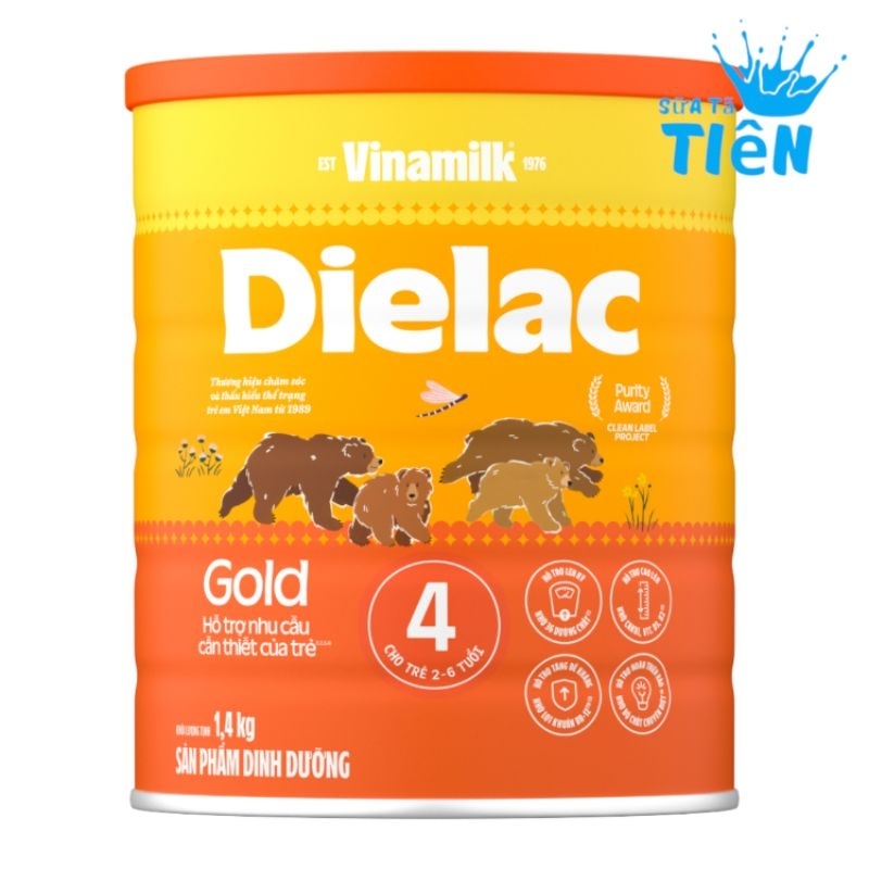 Dielac Gold  4 (2-6 tuổi) - 1,4kg