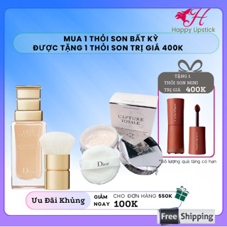  Phấn phủ bột Di.or Capture Totale siêu kiềm dầu kem nền Di.or limited giữ 24h Happy Lipstick 