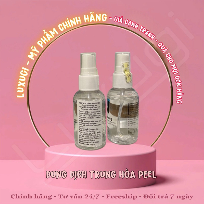 [Hàng công ty] Toskani Neutralizing Solution - Dung Dịch Trung Hòa Peel, Cân Bằng pH Da