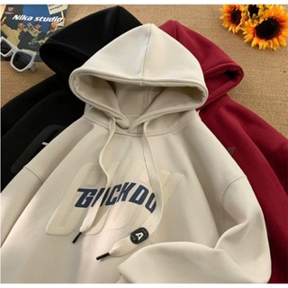 Áo hoodie in chữ GUCKDU chất nỉ bông cao cấp form rộng unisex mặc cực đẹp, mặc áo đôi hoodie