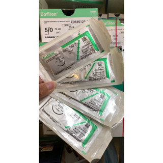 ✅ Chỉ phẫu thuật không tiêu,chỉ daaầilon,chỉ phẫu thuật thẩm mỹ làm má lúm nhấn mí cắt mí Dafilon 5/0 6/0 Braun B.Braun