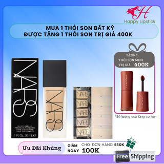 Kem nền Nars chính hãng Light Reflecting Advanced kiềm dầu và che phủ tốt, Happy Lipstick