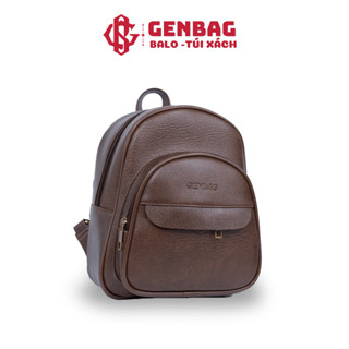 Balo mini nữ GENBAG balo da pu basic chống nước đi làm đi chơi thời trang BL18