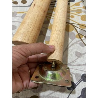 <<CHÂN GỖ>> CHÂN BÀN TRÀ GẮN ỐC DÀI 72cm - Đa Dạng Kích Thước - Tặng PAD SẮT chất lượng gắn bàn