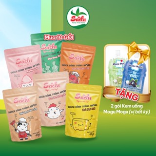 [MUA 10 GÓI TẶNG 2 GÓI KEM MOGU] Snack Bánh Tráng Nướng Giòn Sachi Phủ Vị Thơm Ngon Giòn Tan Ăn Vặt Healthy Đặc Sản