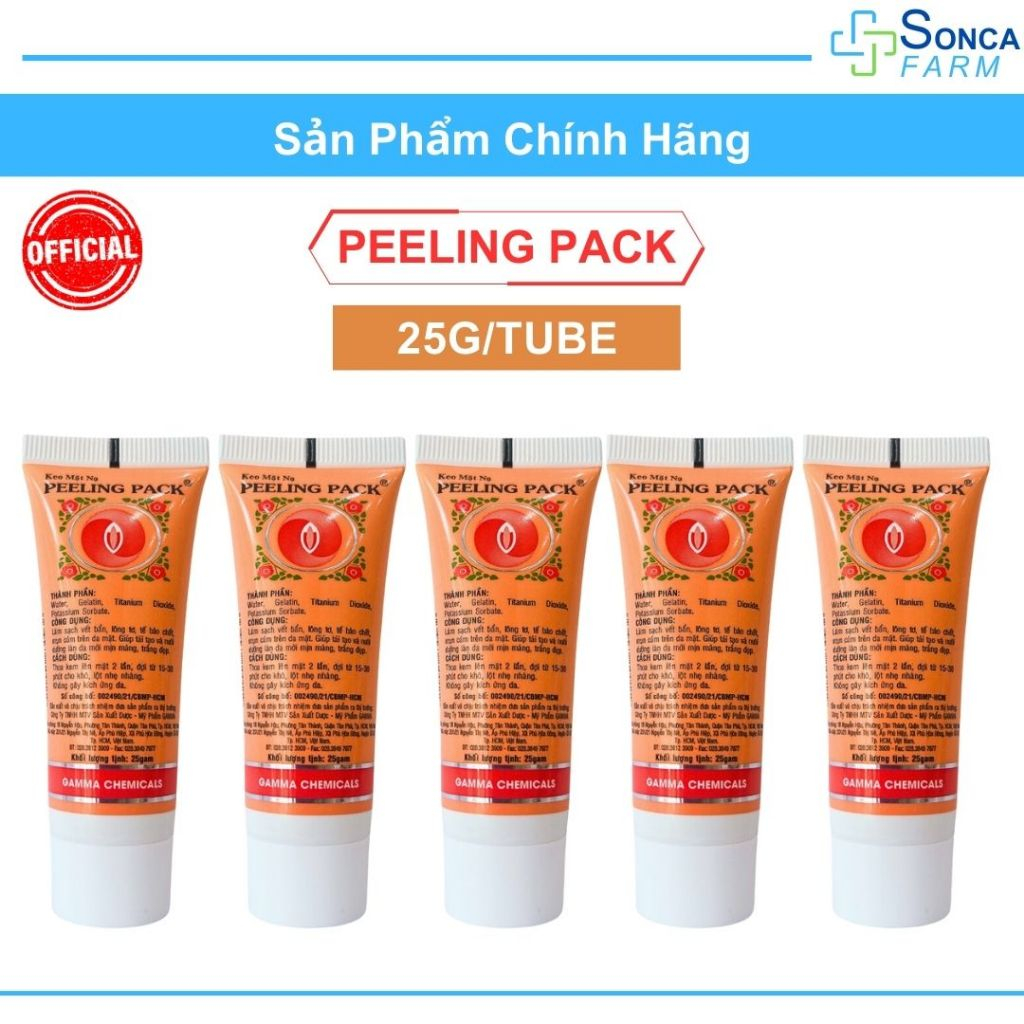 Combo 2 Tube Peeling Pack 25g - Keo Lột Mụn Cám, Mụn Đầu Đen