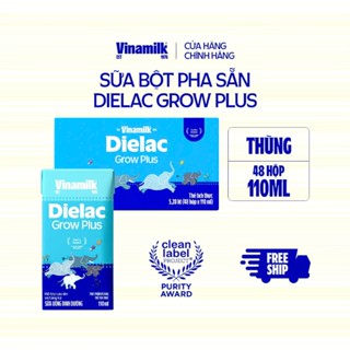 [MẪU MỚI] Thùng 48 Hộp Dielac Grow Plus (Sữa Non) 110ml