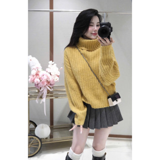 Áo Len Thừng Cổ Lọ Siu Hot Linh Hoàng (Sẵn Ship)