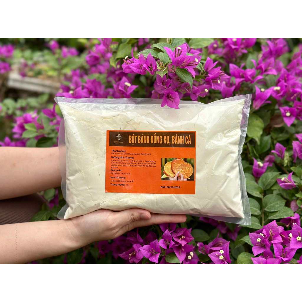 Bột Bánh Cá, Bánh Đồng Xu cô Tám 1KG