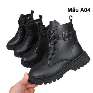 Giày bốt cho bé boot bé gái boot bé trai Bốt cao cổ trẻ em