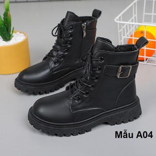 Giày bốt cho bé boot bé gái boot bé trai Bốt cao cổ trẻ em