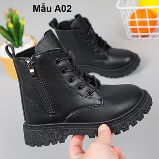 Giày bốt cho bé boot bé gái boot bé trai Bốt cao cổ trẻ em