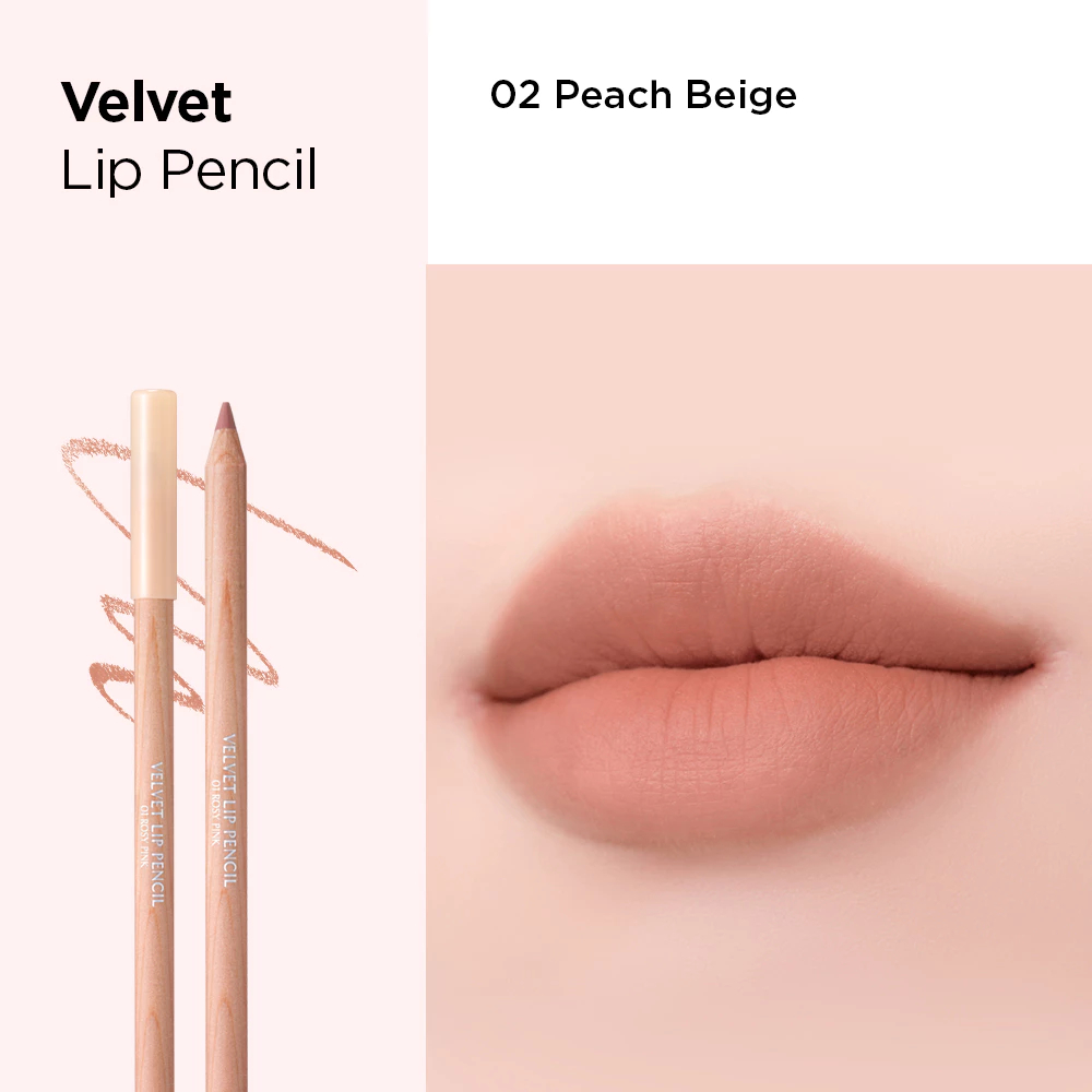 Chì Kẻ Viền Môi Clio Velvet Lip Pencil siêu mịn [ Kèm Gọt Bút ]