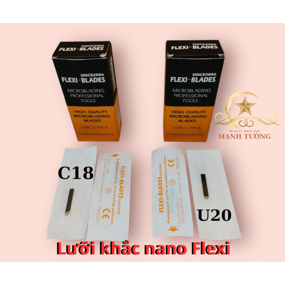lưới khác dao khắc chân mày c18 và u20 cao cấp
