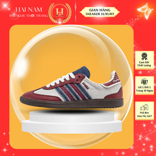    Hàng Chính Hãng  Giày Adidas Samba OG Notitle Maroon Adidas Samba Nam Nữ Màu Mới Cực Hot 