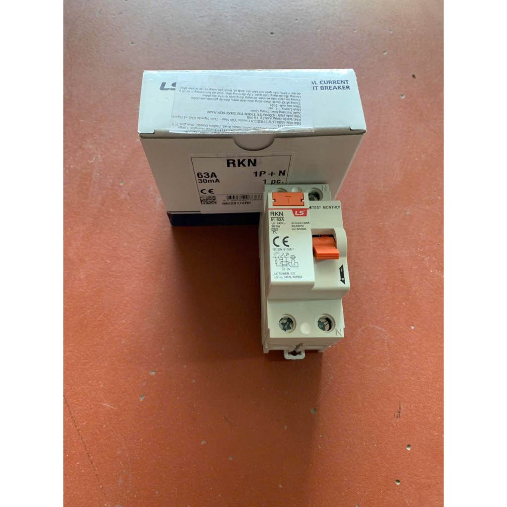 Cầu dao chống giật 2 pha (CB chống giật) LS RKP 2P 16A - 20A - 25A - 32A - 40A - 63A