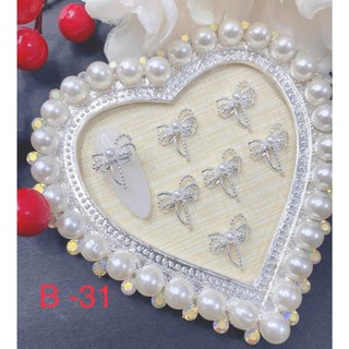 Charm nail , charm nơ đá cao cấp gắn móng