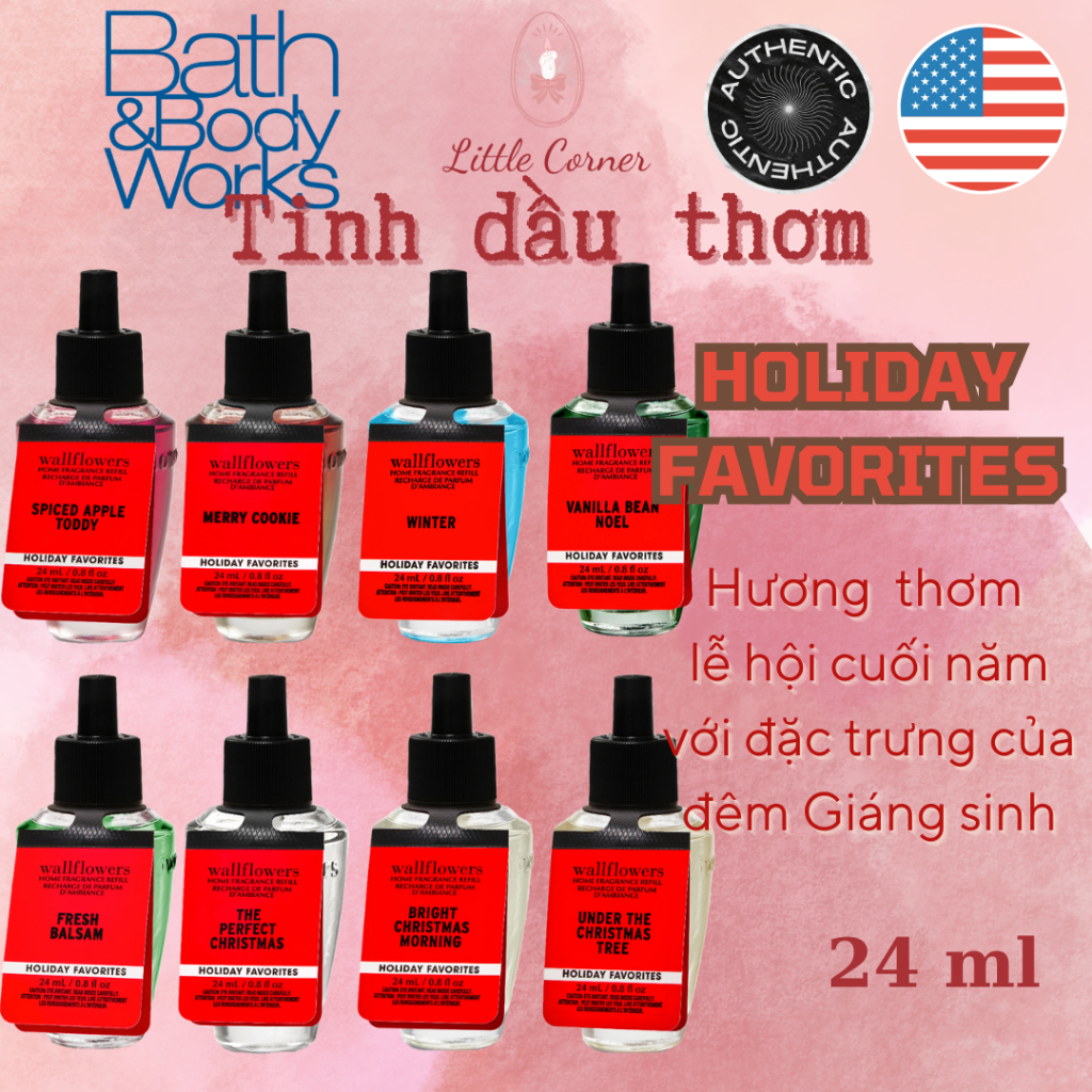 [HOLIDAY FAVOURITES] Tinh dầu thơm BATH AND BODY WORKS 24ml