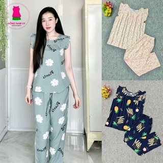 Đồ bộ tole lanh nữ dài cánh tiên 48-75kg tole 2 da loại 1 DCT