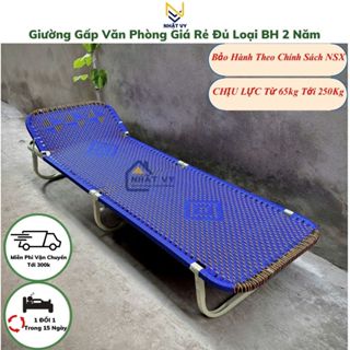 Giường Gấp Văn Phòng Khung Nhôm Sắt, Giường Xếp Gấp Gọn Giá Rẻ Tiện Lợi