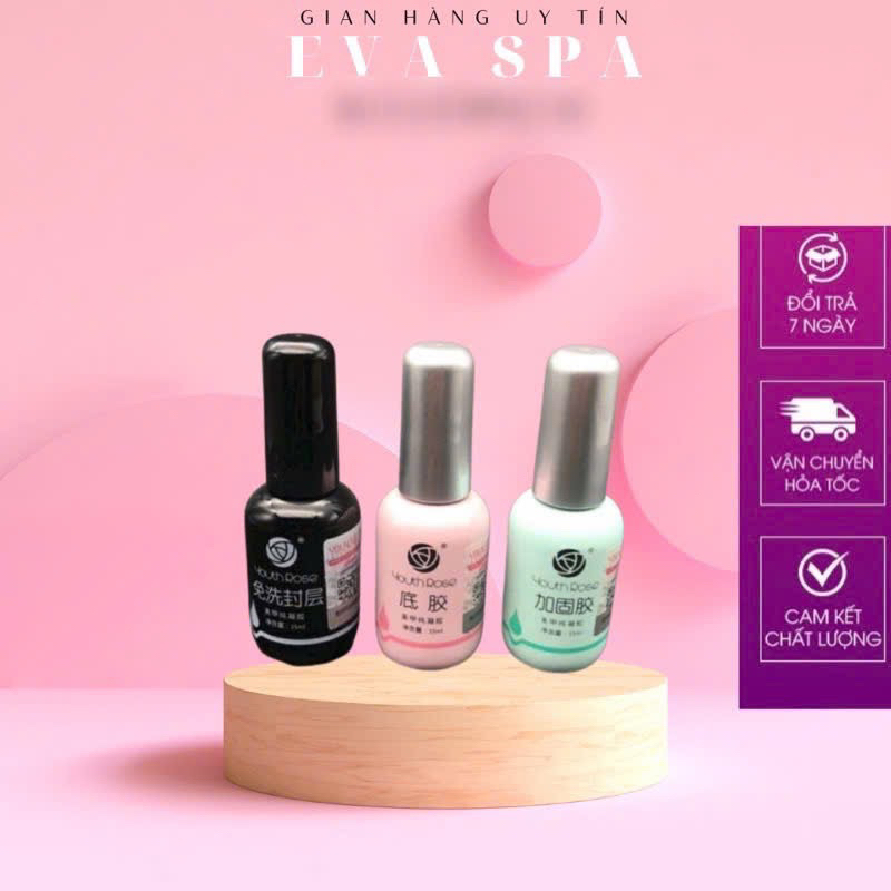 Sơn Base Top Cứng Móng Hoa Hồng