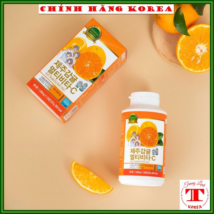Kẹo Vitamin C Jeju Hàn Quốc, Hộp 500g - tranglinh