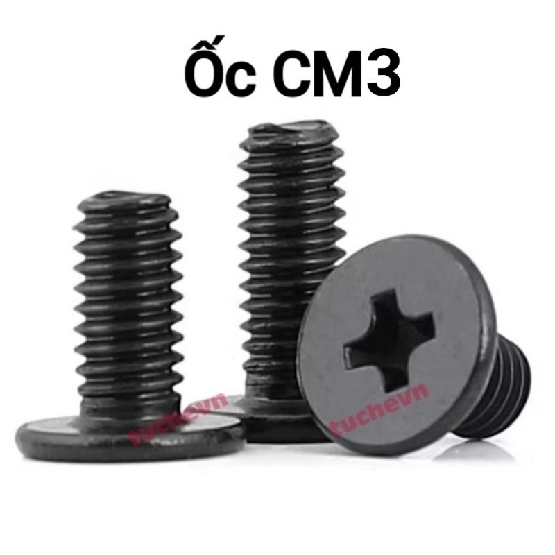 Ốc vít đầu bằng CM3 thép dùng cho laptop