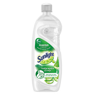 Nước rửa chén SUNLIGHT khử mùi tanh 730ml Chanh Trà xanh Lô hội