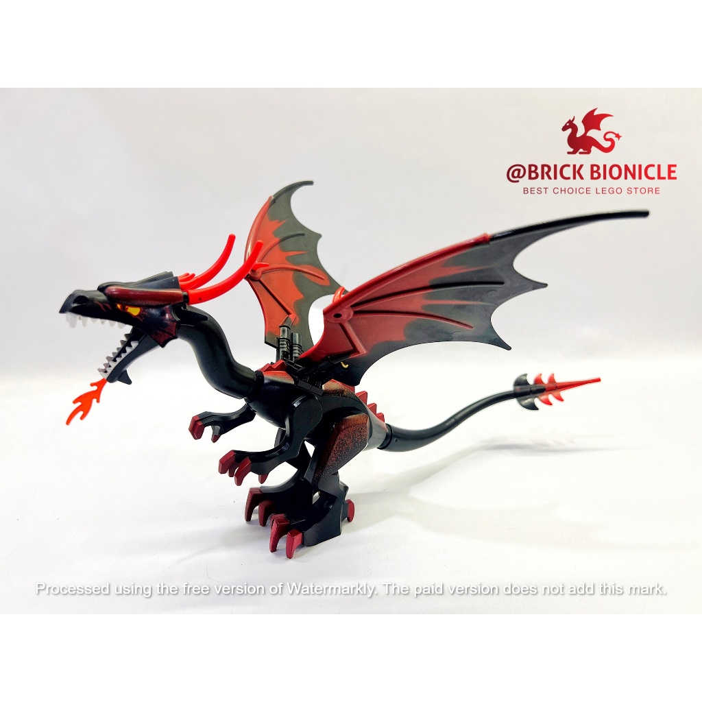 LEGO DRAGON REAL - ĐỒ CHƠI LẮP RÁP RỒNG - CASTLE BLACK HEAD DRAGON