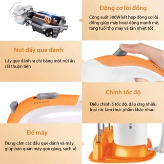 Máy Đánh Trứng Cầm Tay cao cấp - Ca đánh trứng 2,5L