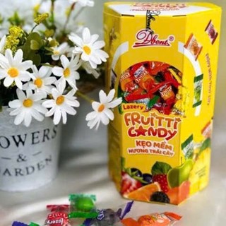 Kẹo Trái Cây Fruitti đỏ Nhập Khẩu Indonesia Hộp 100gr Gói Giỏ Quà Tết